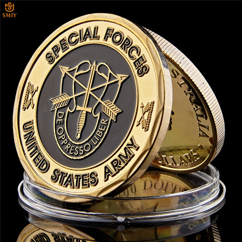 US Army De Oppresso Liber Liberate From Oppression Collectible Coin